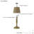 13" Rechargeable Cordless LED Table Lamp With Rattan Shade-1675750726