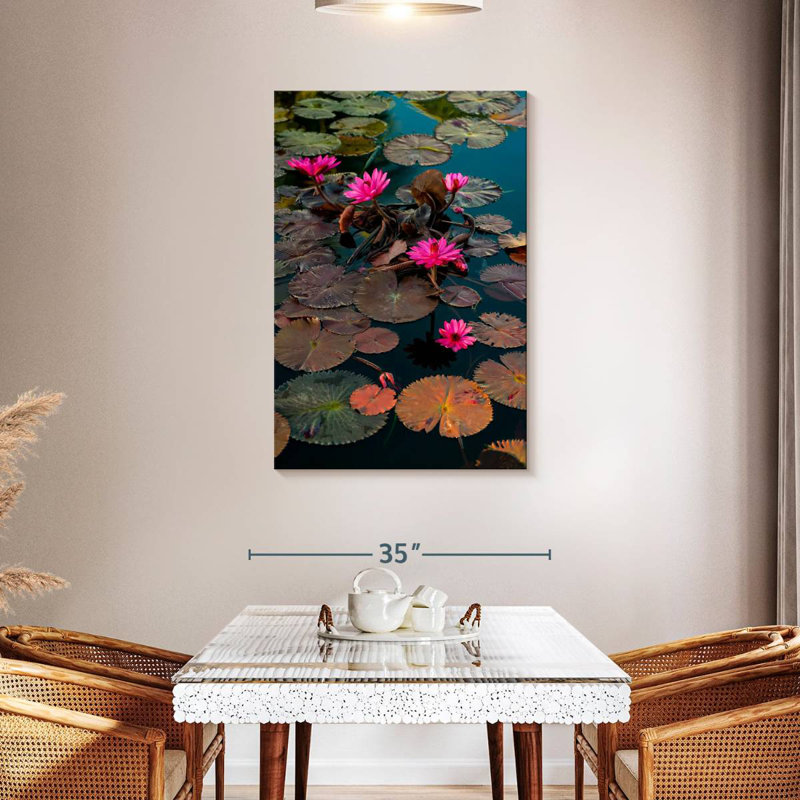 Harnek Lily Pond, 45" H x 30" W