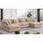  Canapé modulaire en chenille 6 pièces-1265791236