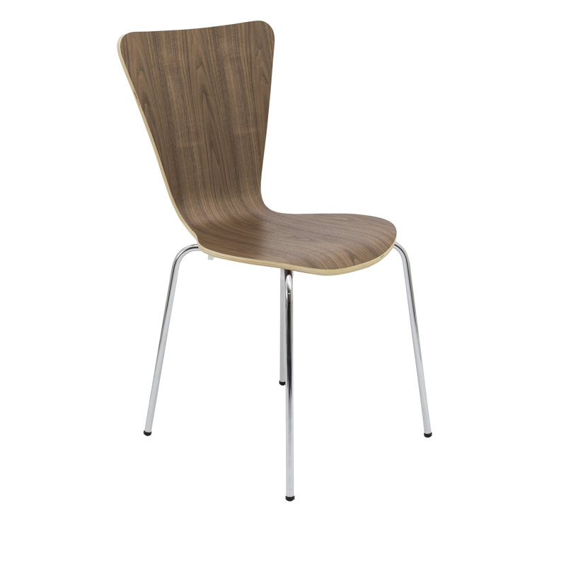 Rolph Stacking Chair, Walnut