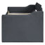 Lit de jour gris avec lit gigogne et boîte - Pochette unie chic-670078738
