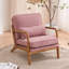 Upholstered Corduroy Armchair