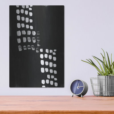 " Black And White Abstract " by Linda Woods