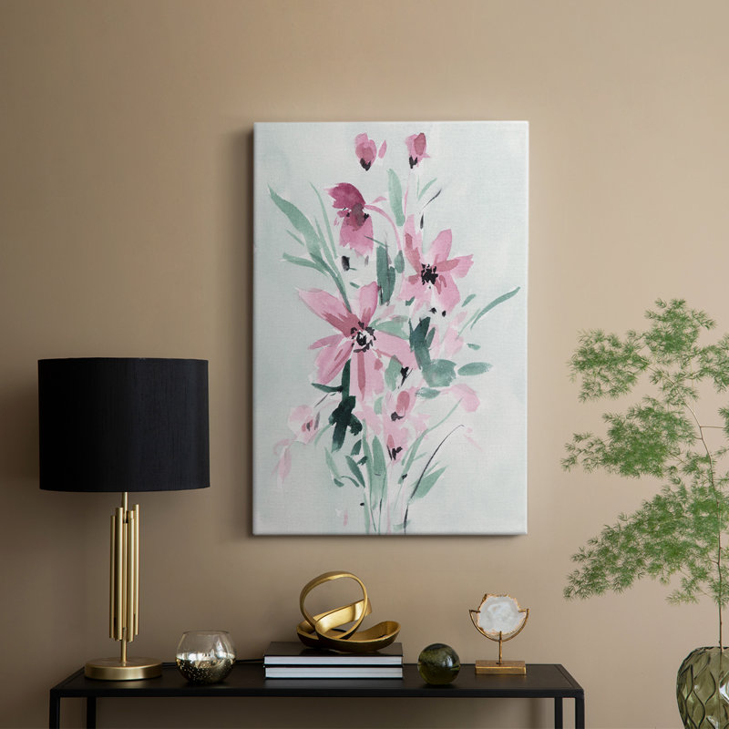 Posy Blooms II - galerie sur mesure Cavas, H 36 po x l 24 po