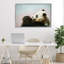 Panda sauvage et bambou, estampe numérique, design par Roberta Murray-633373377-633373381