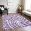 Tapis lavande intérieur / extérieur en polyester tissé à la machine Lamanna-95453293