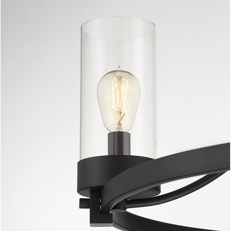 Laurie 5-Light Chandelier, Noir mat