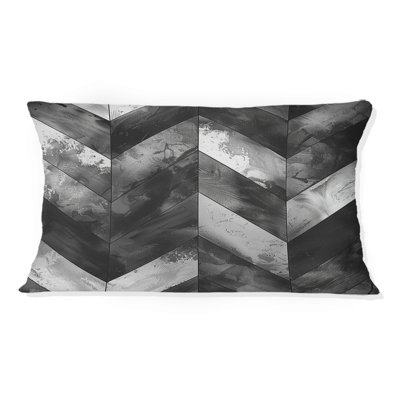 Oreiller lombaire transitionnel gris et gris anthracite I