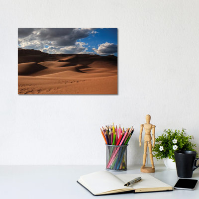 The Great Dunes In Colorado by Bill Sherrell - Wrapped Canvas Print