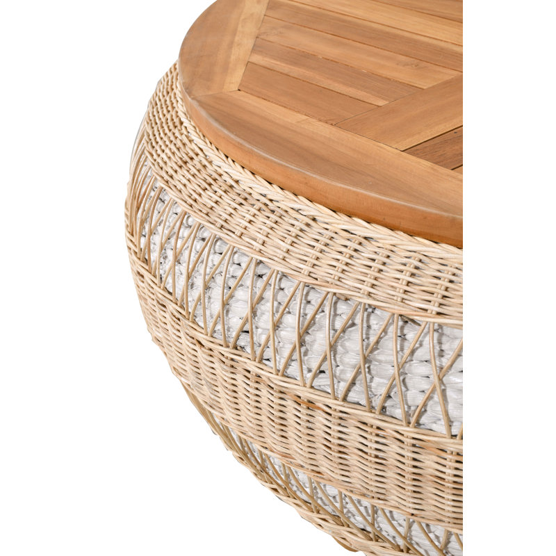 Table basse Neva avec plateau en bois