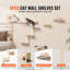 Ensemble de 5 tablettes gigognes murales pour arbre à chat