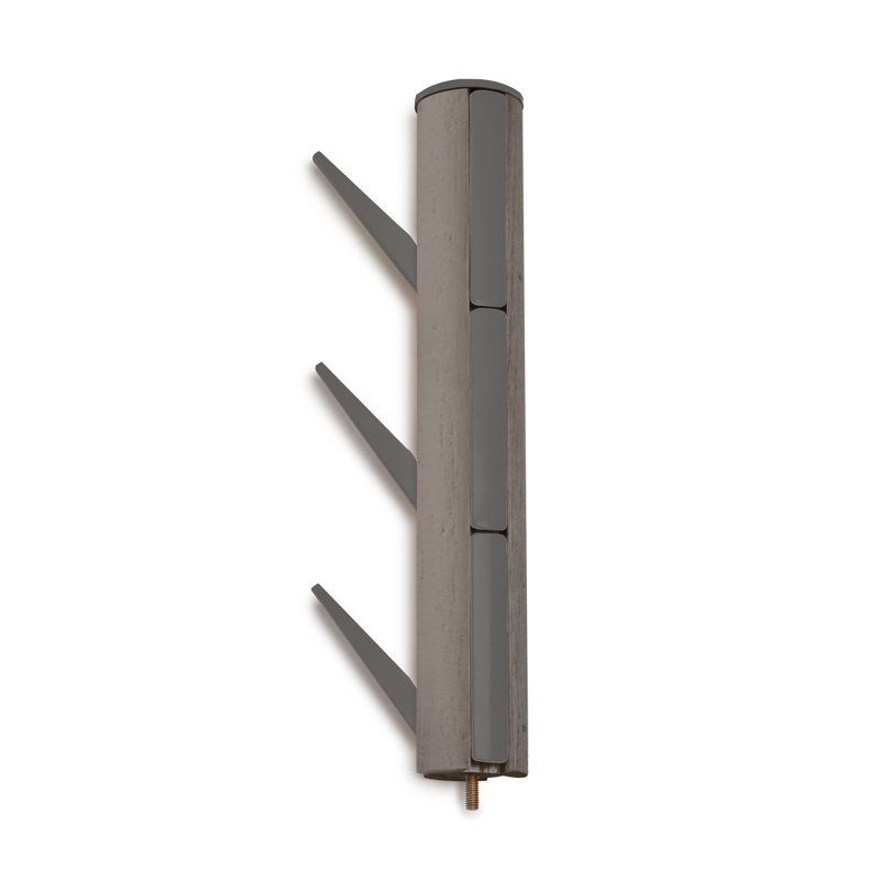 Freestanding 9 - Hook Coat Rack, Gray