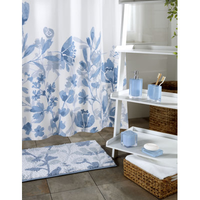 Mystic Floral Floral Shower Curtain