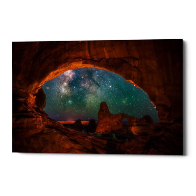 Fenêtre sur le ciel par Darren White - reproduction d'art graphique sur toile