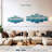 Blue Abstract Elegance-745093634