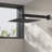 Rugen Rain Shower Head with Handheld, 12" & 6" Dual Shower System with Pressure Balance Valve, High Pressure Rainfall Showerhead Faucet Set Matte Black-86511870