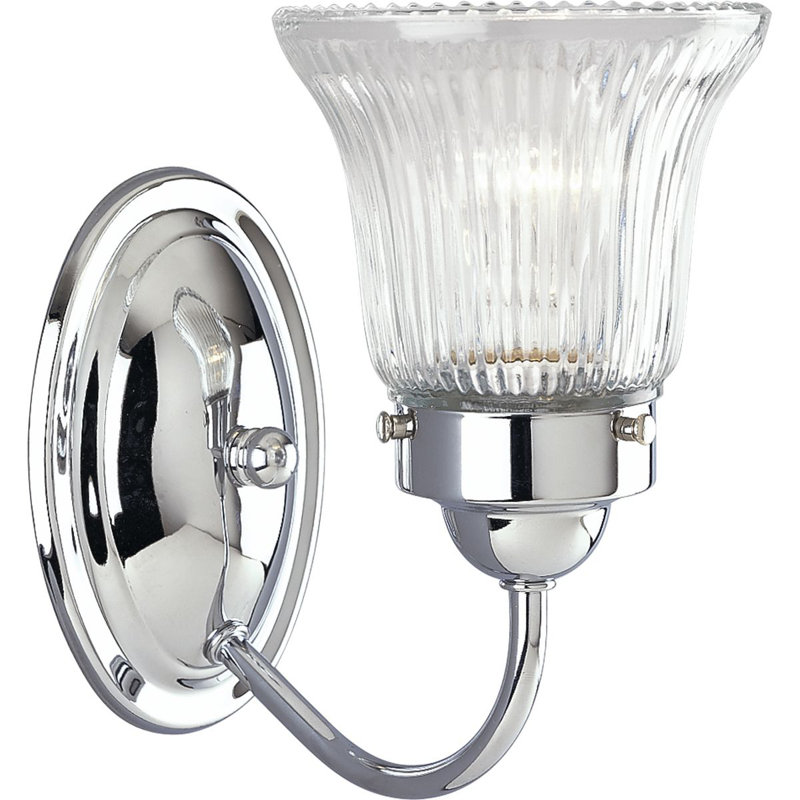 Vanhook Armed Sconce, Chrome