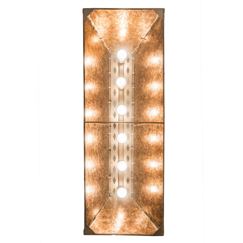 Doby 6 - Light Pendant, 43" H x 48" W x 17" D, Oil Rubbed Bronze