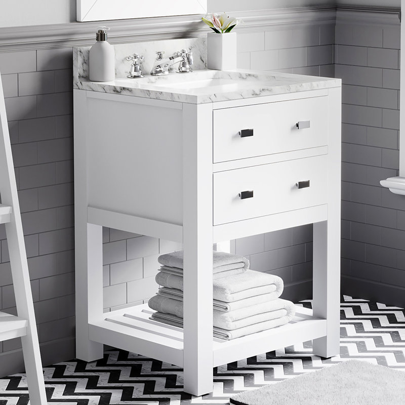 Madalyn 24'' W Single Vanity, Pure White