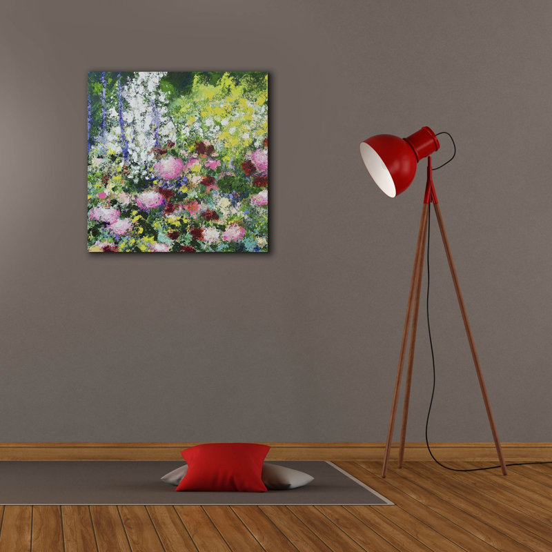  «Summertime» par Allan Friedlander, art mural sur toile, 26 po x 26 po, H 26 po x l 26 po