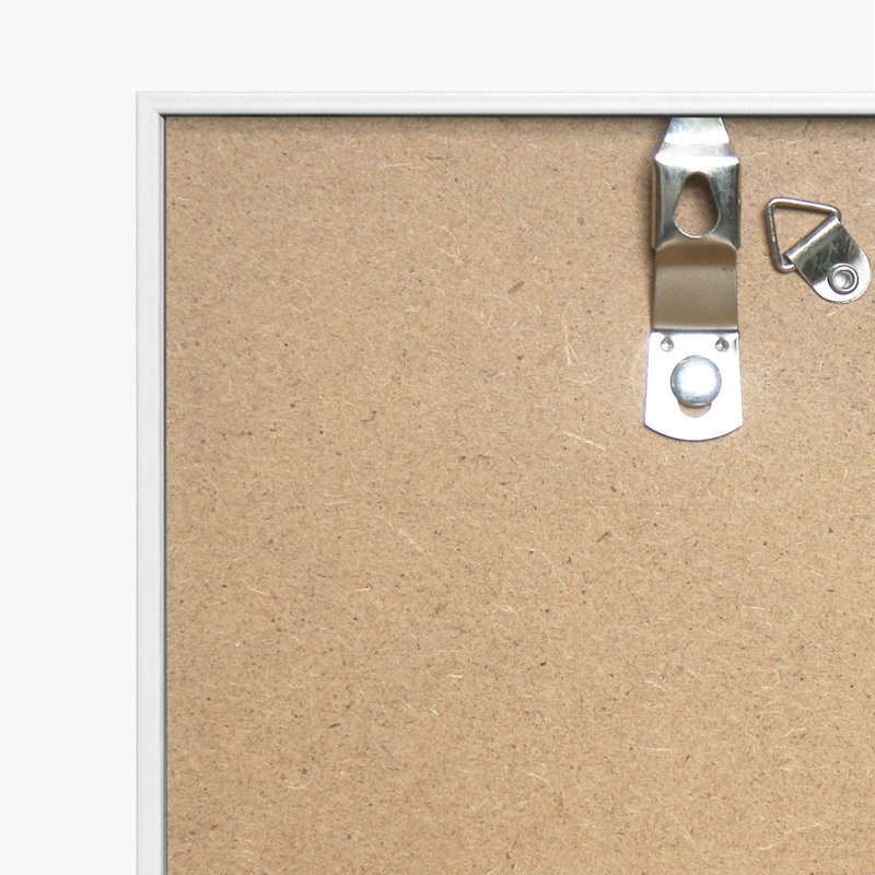 Mato Metal Picture Frame - Set of 7 with Mat, White