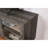 Summit 70"W Gray Walnut Finish TV Stand Console With Fireplace And Heater-1274008991