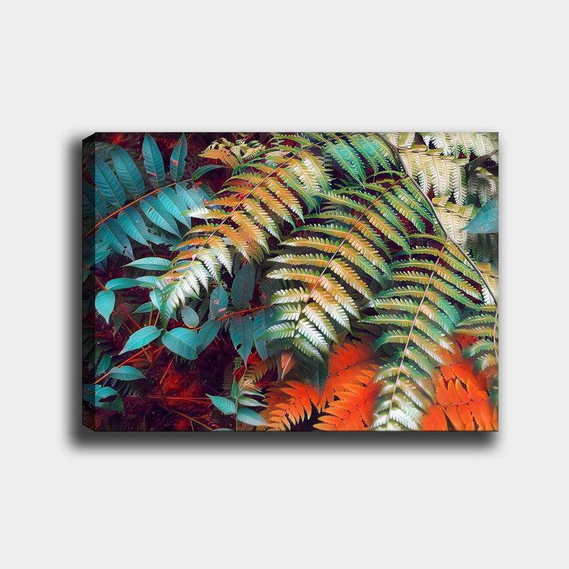 Superbe peinture sur toile décorative de 27,6 po x 39,4 po | 100% toile de coton, cadre 100% bois (épaisseur: 1,2 po) | Parfait pour le décor du salon et de la chambre à coucher, des couleurs vives et un design élégant