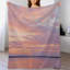 Jeté en flanelle de luxe Sunset_1 rose, couverture douce et chaude pour le canapé-lit du salon-134403601