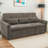82'' Convertible Sleeper Sofa With Reversible Chaise Lounge – 2-In-1 Pull-Out Sofa Bed With Storage For Guest Space-1550274216