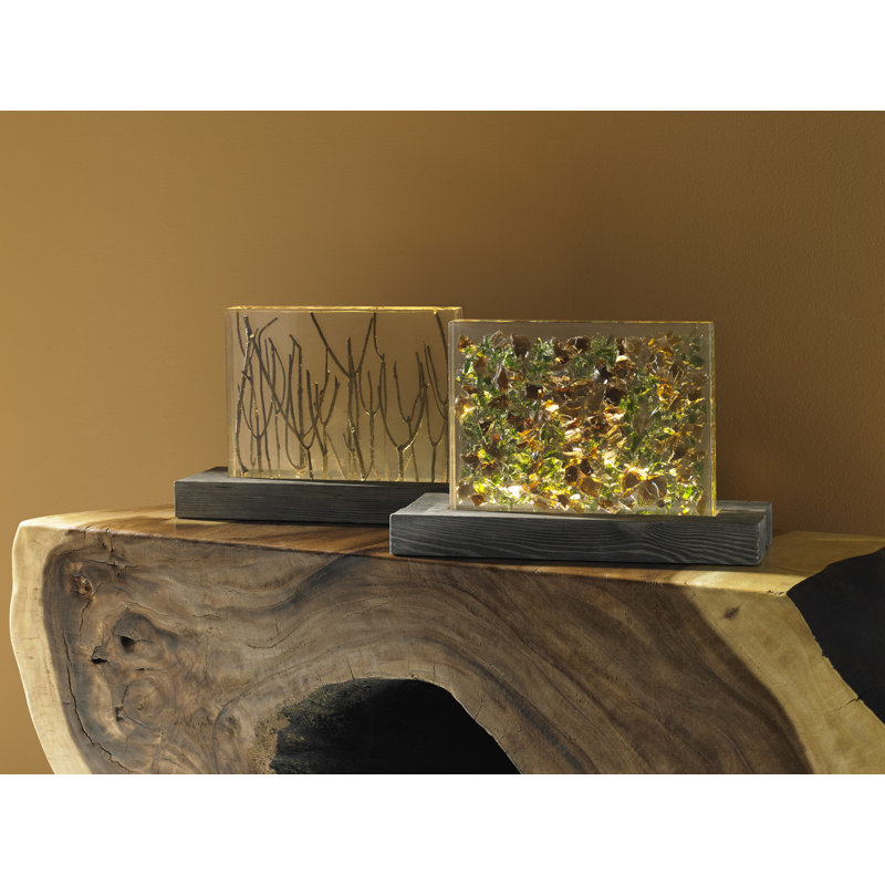 Captured Obsidian 10" Table Lamp