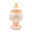 Rosy Check Ceramic Globe Canister