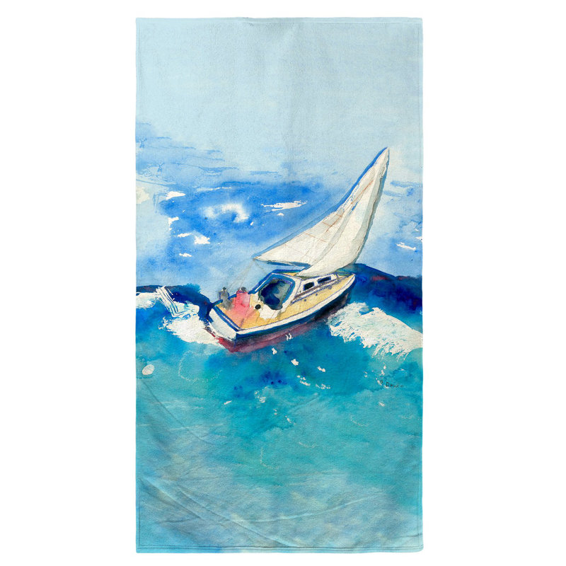 Serviette de plage voilier Silvestre