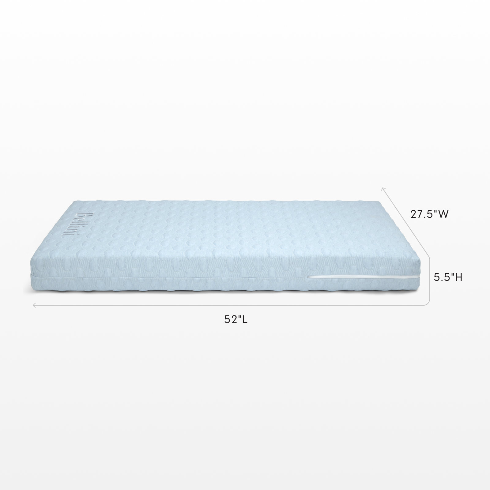 Bellini Breathable Essential Crib Mattress, Blue