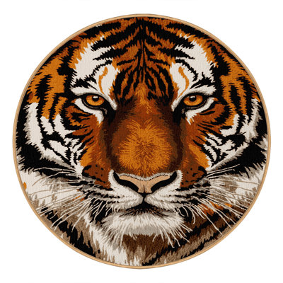 Washable Sumatran Tiger Big Cats Area Rug