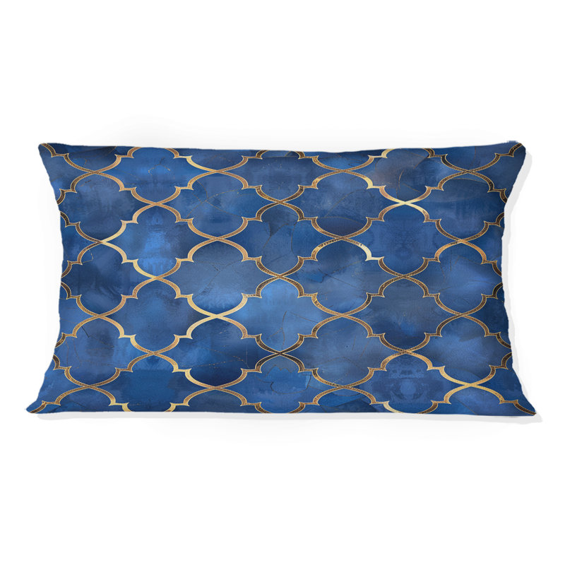 Coussin lombaire Glam Quatrefoil II - Glam