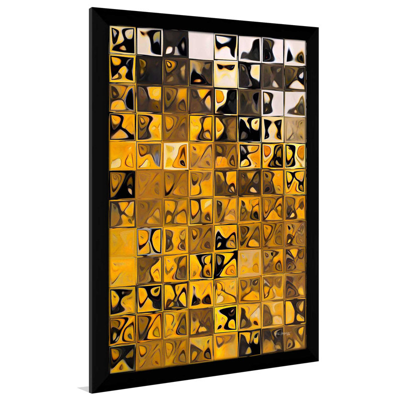 «Psalm 18: 2 My Rock And My Fortress» par Mark Lawrence - reproduction, Cadre noir, H 25,5 po x l 19,5 po x P 1 po