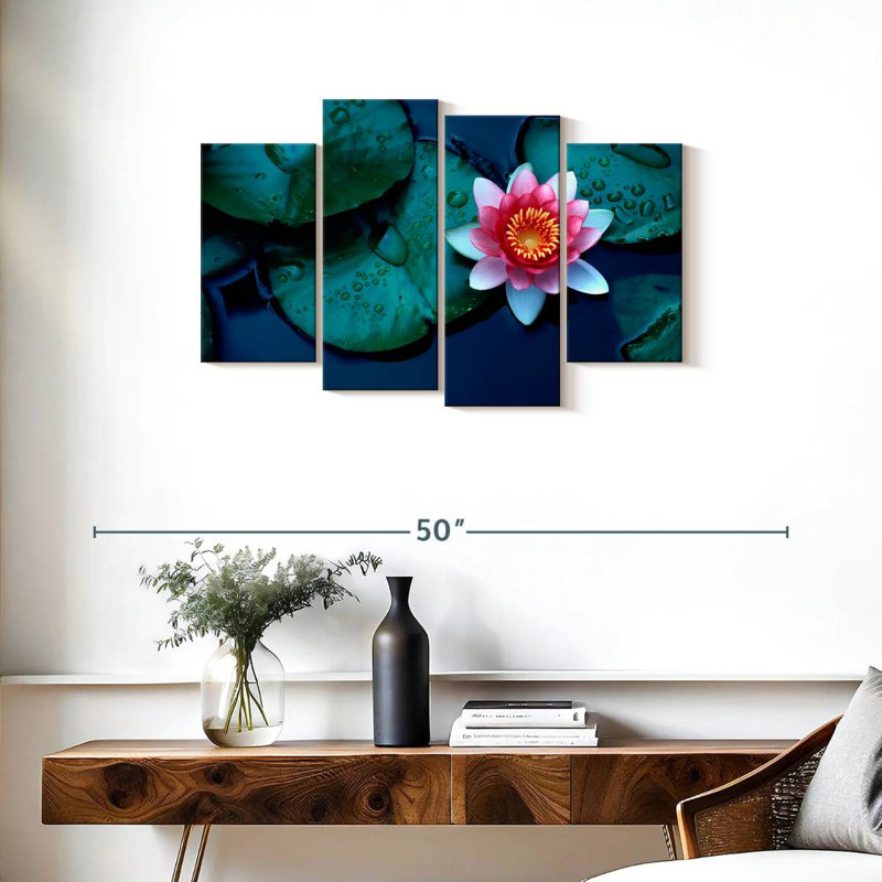 Harnek Lotus étang vibrant, H 22 po x l 36 po