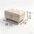 Rectangular Storage Ottoman Bench, Burgundy Faux Leather Footrest with Hydraulic Lift-Top, Coffee Table Stool for Living Room, Bedroom, Entryway, Red-126242952