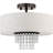 Jashon Fabric Semi Flush Mount