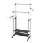 89.5cm Adjustable Rolling Clothing Rack