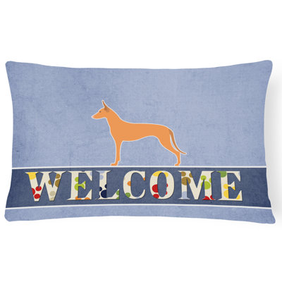 Coussin Pharaoh Hound Welcome