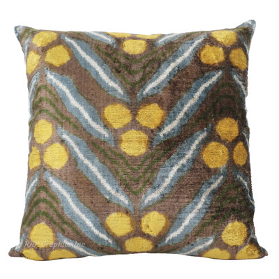 Flaxen Chintamani Pillow Cover And Insert