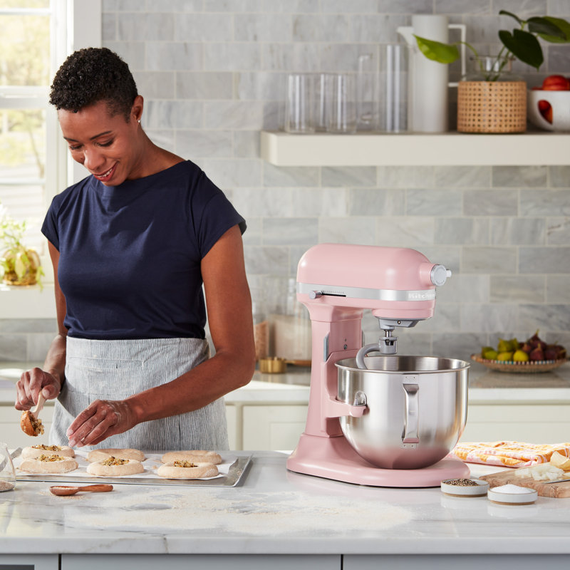 Batteur sur socle KitchenAid®, Rose séché mat