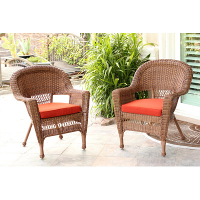 Chaise de patio avec coussins