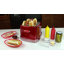 Grille-pain Nostalgia Retro Pop-Up Hot Dog, capacité de 4 maillons et 4 petits pains, avec mini pinces, fonctionne avec du poulet, de la dinde, des saucisses et des légumes