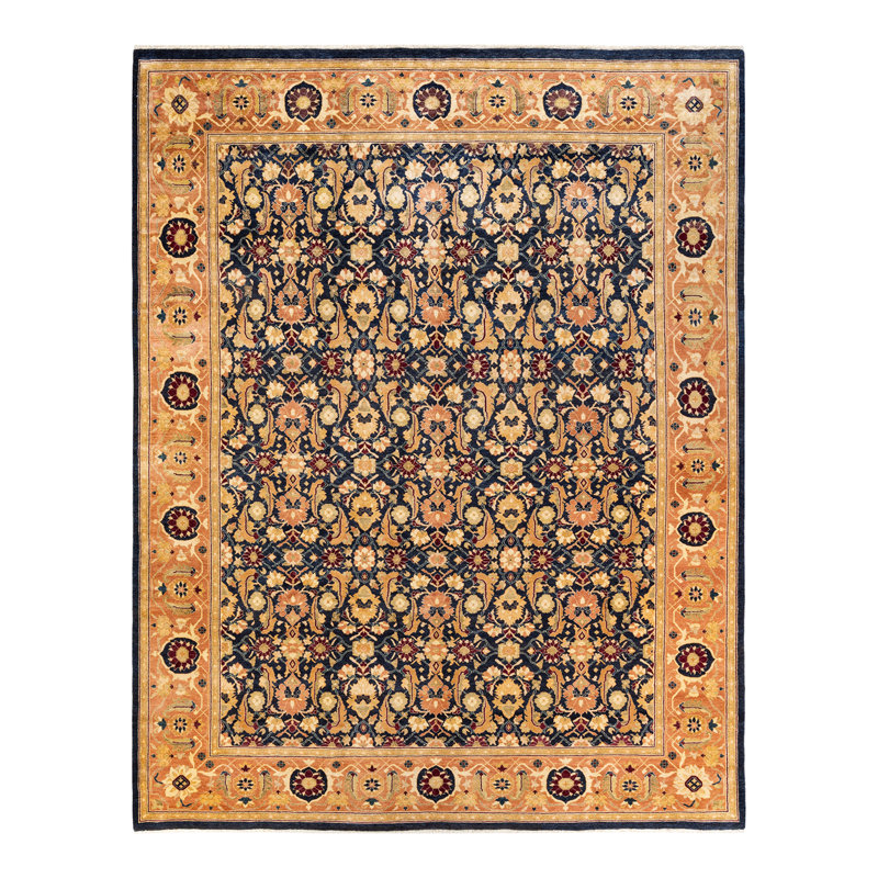 Classic One-of-a-Kind 9' 1" X 11' 7" Hand Knotted Area Rug