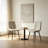 Corduroy Square Quilted Side Chairs, Dining Chairs With Black Metal Legs-407724489-429421682