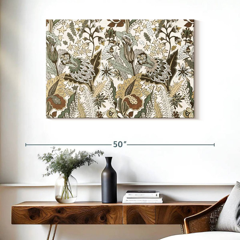 Kerner Dense Garden Pattern, 26" H x 39" W