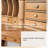 Rustic‑Style Brown Elegant Solid Wood Vanity Table