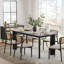 Table de salle à manger en bois 33,5 "x H 30" avec 4 pieds-1020486025-1020486026